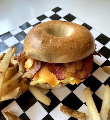 Bacon Egg Cheese Bagel