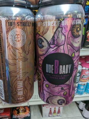 Omg an ube beer! Great selection of single can beers and local options