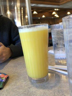 Large orange juice