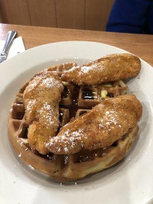 Chicken and waffles