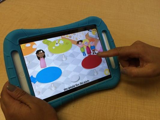 We use assistive technology (AAC) to help children with Autism improve requesting and communication