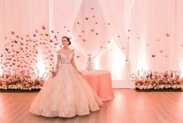 Secret Butterfly Garden Quinceanera