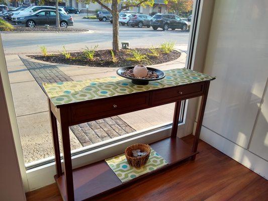 Front window at Greenway Station