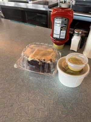 Chocolate Cake w/ Peanut Butter Icing