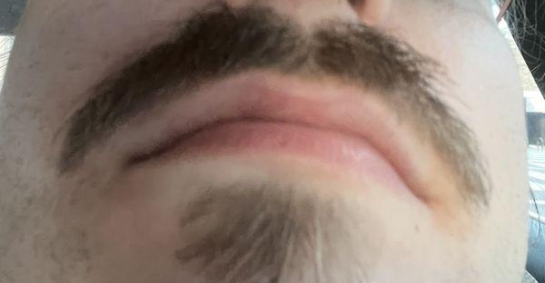 Mustache trim