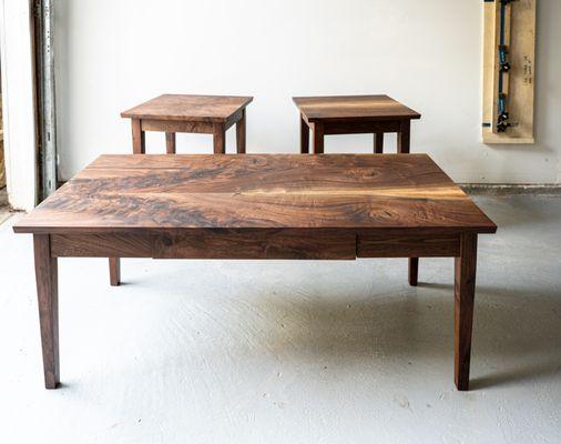 Burnside coffee table and end tables