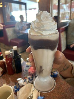 Chocolate milkshake