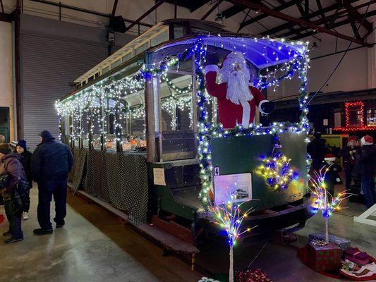 Decorated trolley