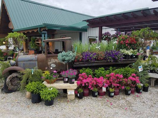 At Casey's we incorporate a combination of old and new to give our garden center a unique vibe.