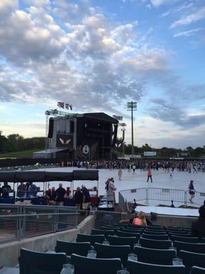 Stage for Mumford and Sons