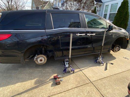 Good to know the kids are safe in our minivan with new, safe tires!