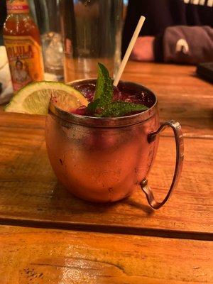 Blackberry mule.  Omg. Sooooo good