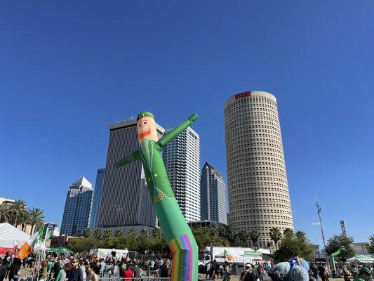 2022 River O Green Festival for St Patrick's Day in Downtown Tampa