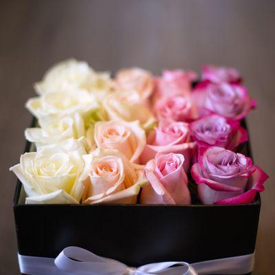 A beautiful box of roses!