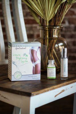 Now offering the Prana Spa Ceuticals Intimate Brightening System. Perfect for Summertime skin. Call/text for more info!