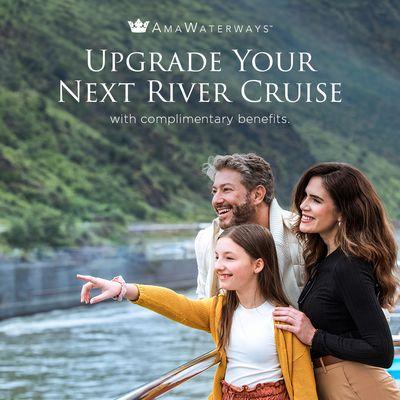 Upgrade Your Next River Cruise with complimentary benefits.