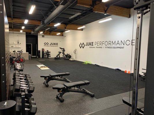 Functional Training Floor Area
 Small Private Gym