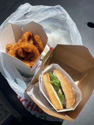 Spanish Beef, Onion Rings