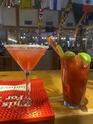 Razzberg Martini & Bloody Mary