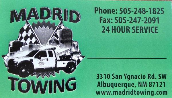 Madrid Towing Service