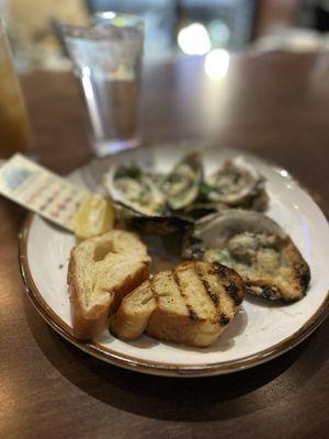 Charbroiled oysters