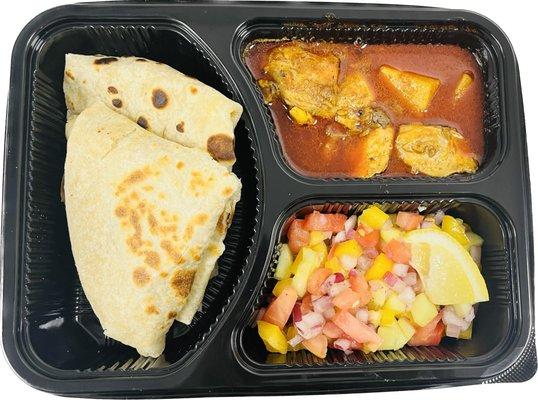 Kerala Chicken Curry + Roti Box