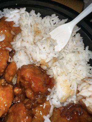 Human hair Orange Chicken