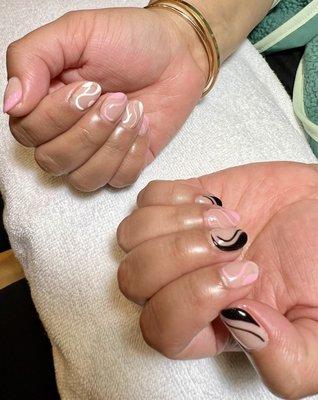 Nails by La Petite ladies!