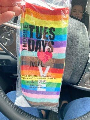 To support the LGBTQ ‍  Cute socks!