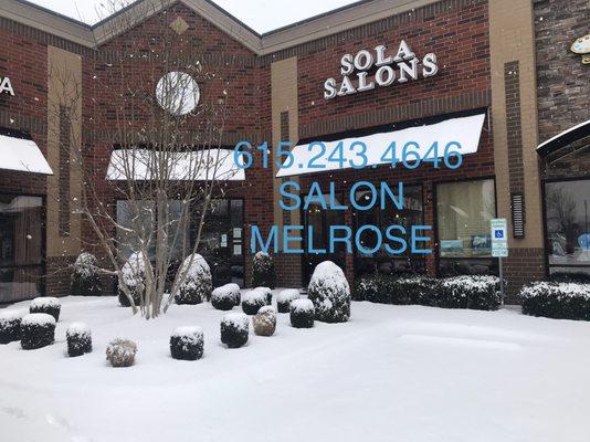 Salon Melrose is the first studio (#5) on your right as you walk into Sola Salons