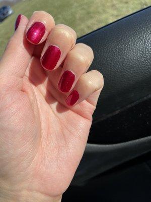 Basic polish manicure turned out pretty