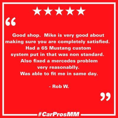 Thanks, Rob W., for this review!