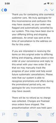 Tried to tell me my refund was automatic until I called and they actually bothered to check and see that it wasn't.Guess that's how to steal