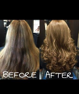 BEFORE and AFTER color correction by VANESSA  408 886-4544  #Vanessa88