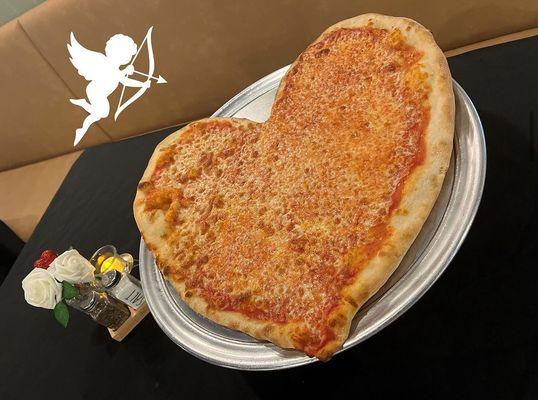 Valentine's Day Heart Pizza