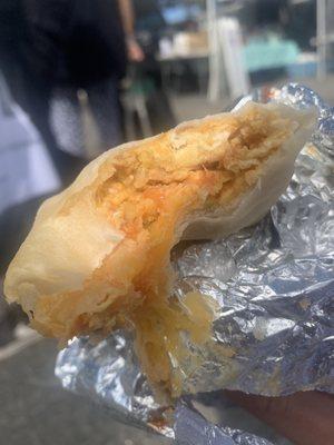 Chorizo burrito $5