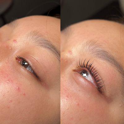 Keratin lash lift & tint