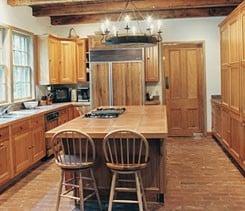 Sinker Cypress Doors & Cabinets, Pine Beams