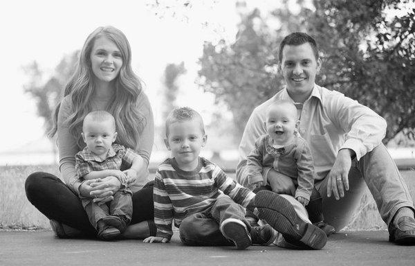 John and Sadie Ely the owners and their 3 future bug boys.