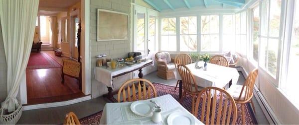 Dining room where breakfast is held.