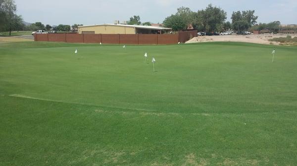 Chipping green practice area