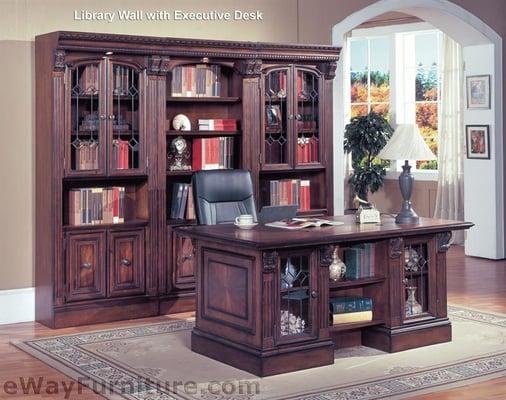 Complete line of high quality executive  office furniture.