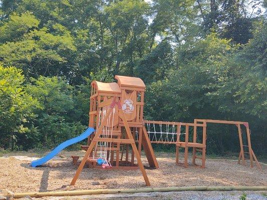 New swing set.