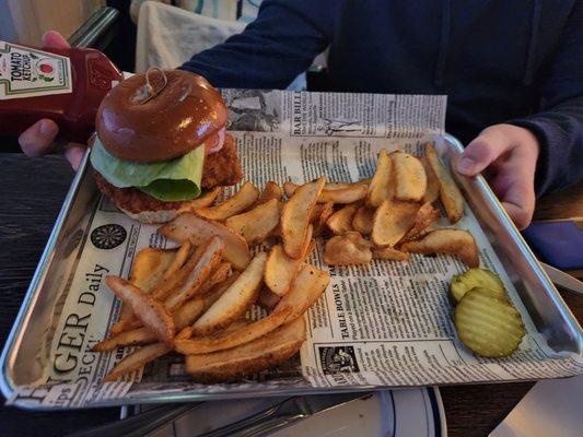 The Hobo Chicken with steak fries