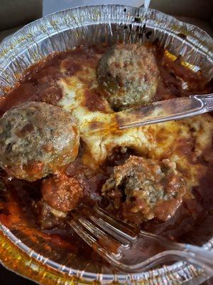 Side order of meatballs.  Heavenly