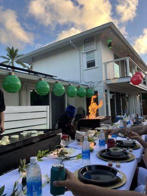 Perfect night for a patio dinner