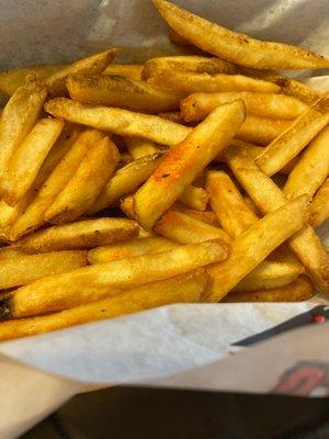 Used fries given out to new orders