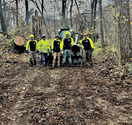 Opened this path at the  U of M Nichols Arboretum, making it safe once again.