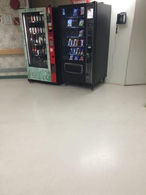 Vending machines in the lobby