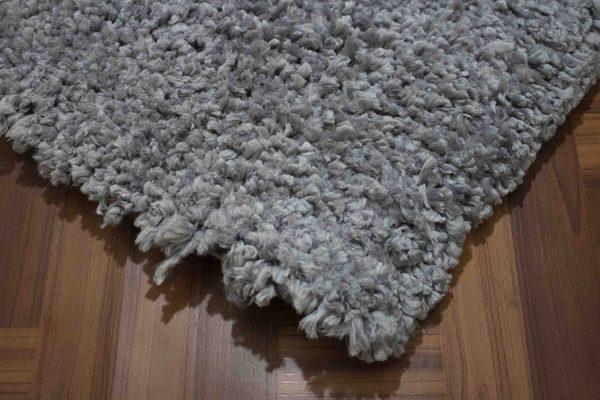 LA Rug Linens Popcorn Silver